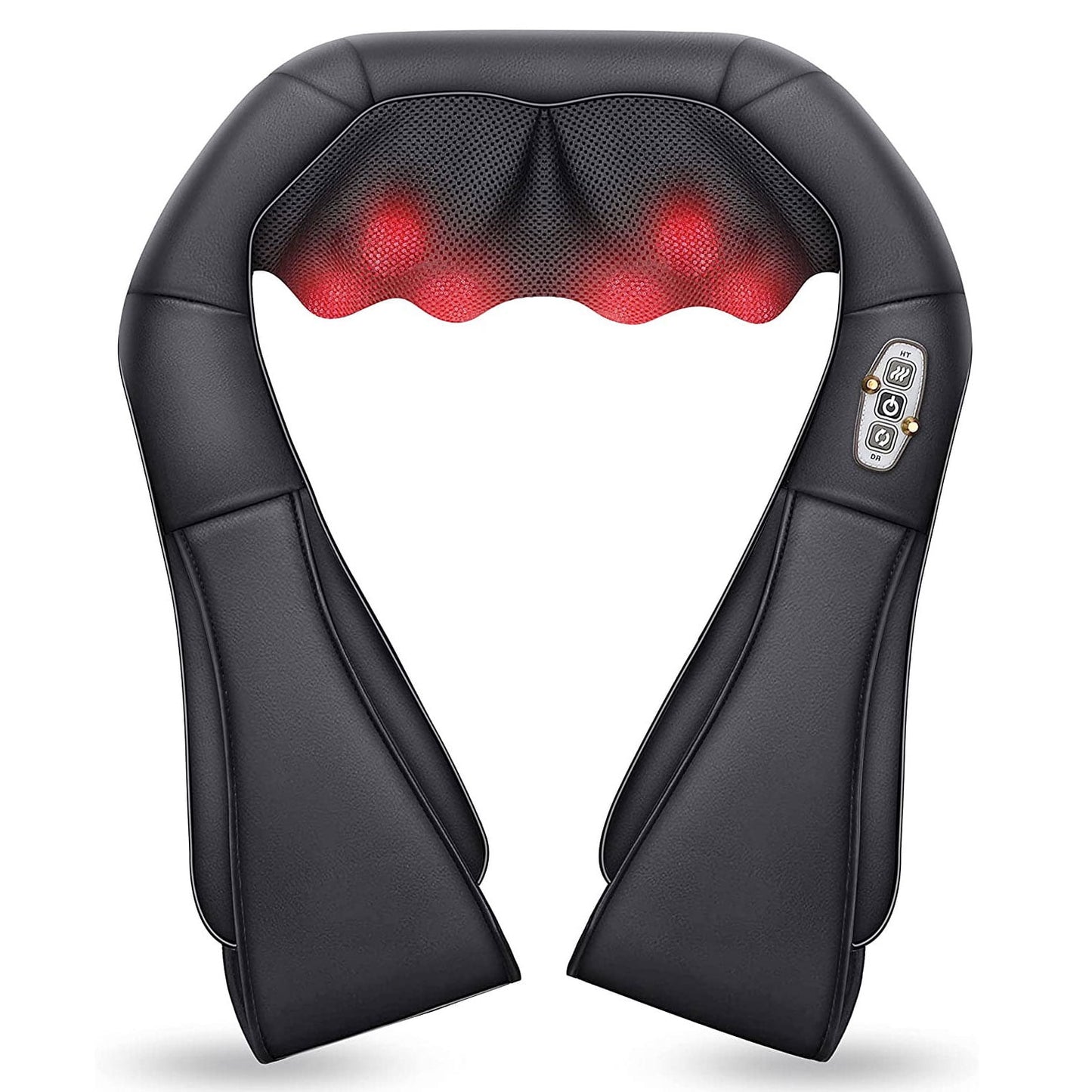 Comfier - Deep Tissue Massager with Heat, Pain Relief for Sore Neck Back Shoulders, Electric Shiatsu Kneading Massagers for Full Body Muscle Relief