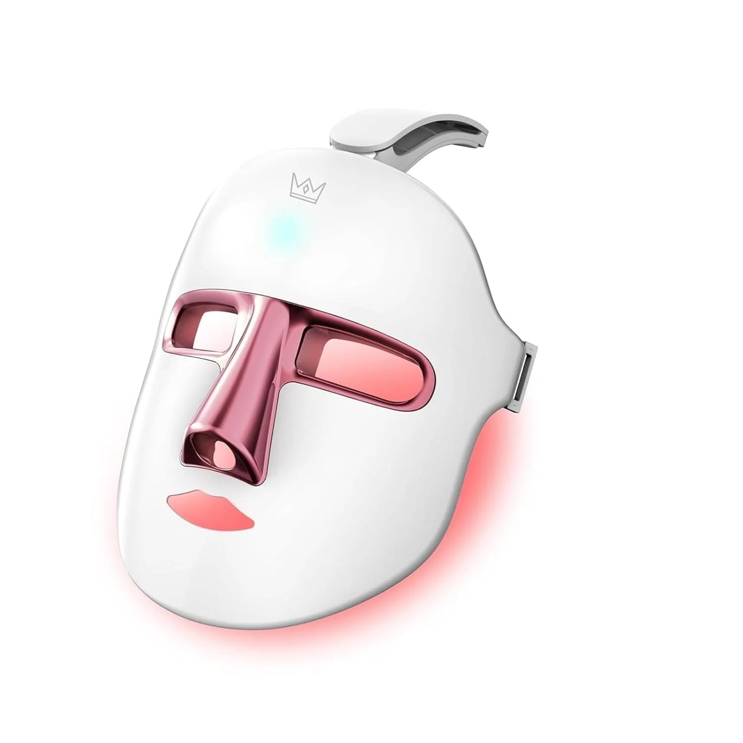 7-Color LED Light Therapy Facial Mask, Anti-Aging, Anti-Acne Skincare, white