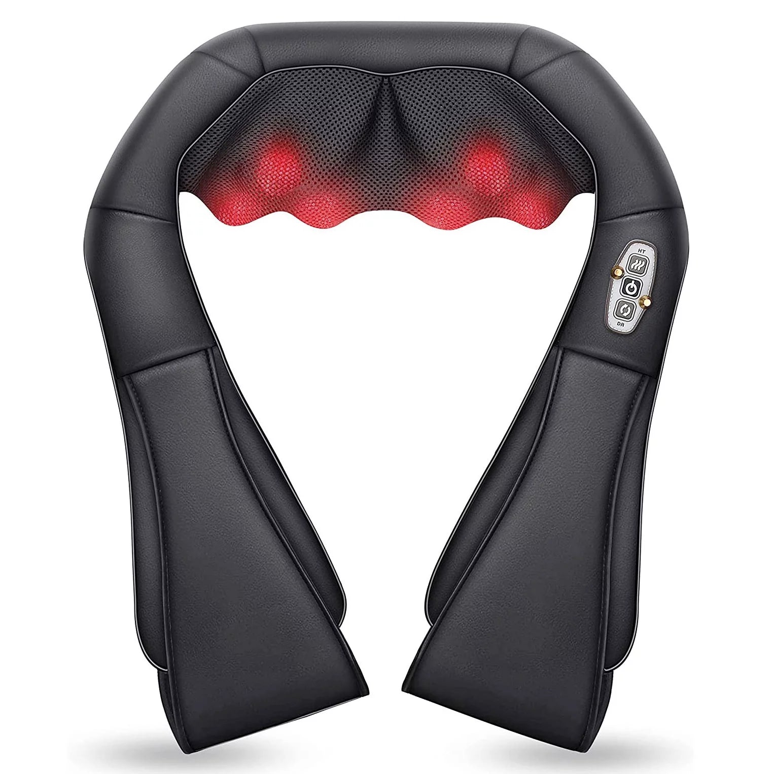Comfier - Deep Tissue Massager with Heat, Pain Relief for Sore Neck Back Shoulders, Electric Shiatsu Kneading Massagers for Full Body Muscle Relief