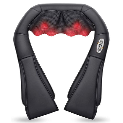 Comfier - Deep Tissue Massager with Heat, Pain Relief for Sore Neck Back Shoulders, Electric Shiatsu Kneading Massagers for Full Body Muscle Relief