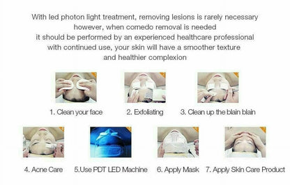 LED Home Light Therapy Facial Treatment for Skin Rejuvenation