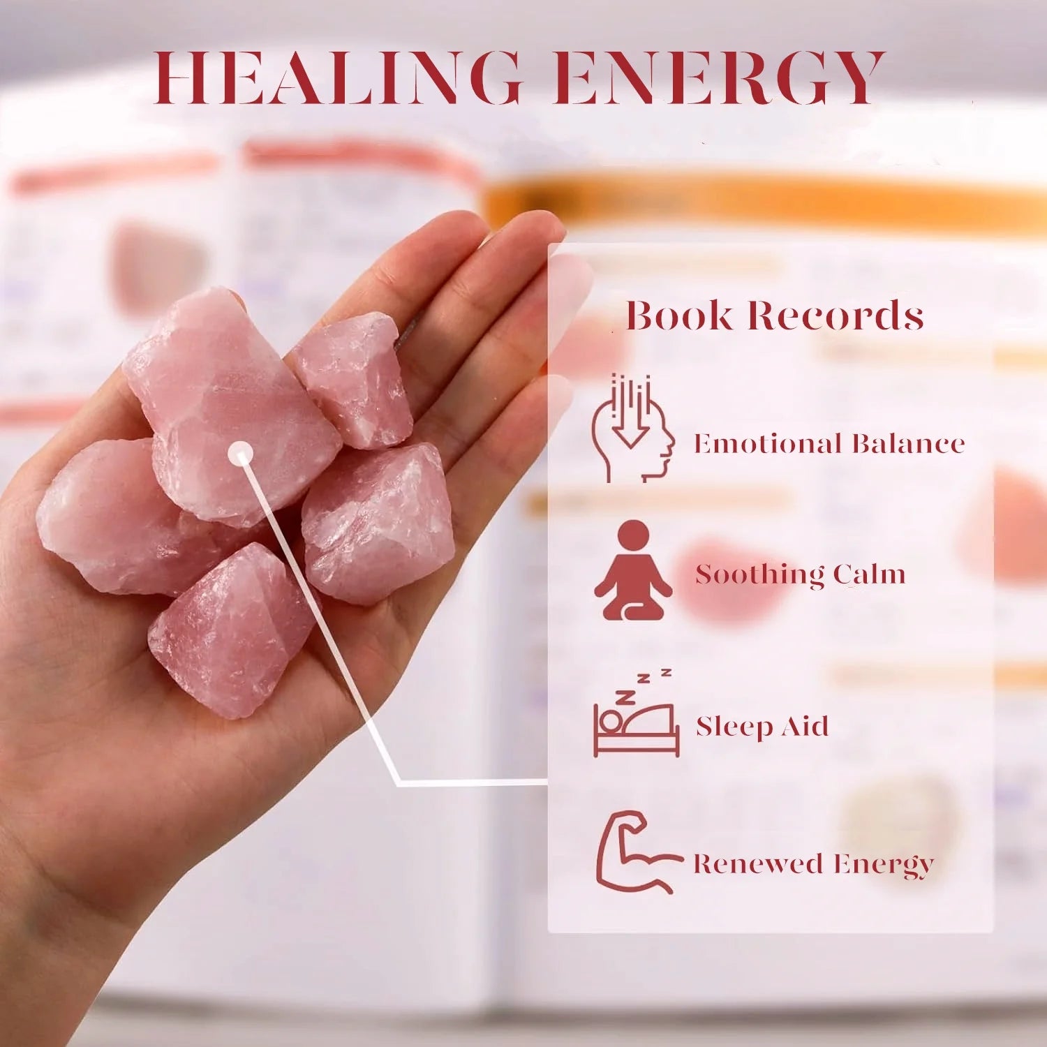 Pink Quartz Facial Roller & Gua Sha for Skin Care, Lymphatic Drainage Massage