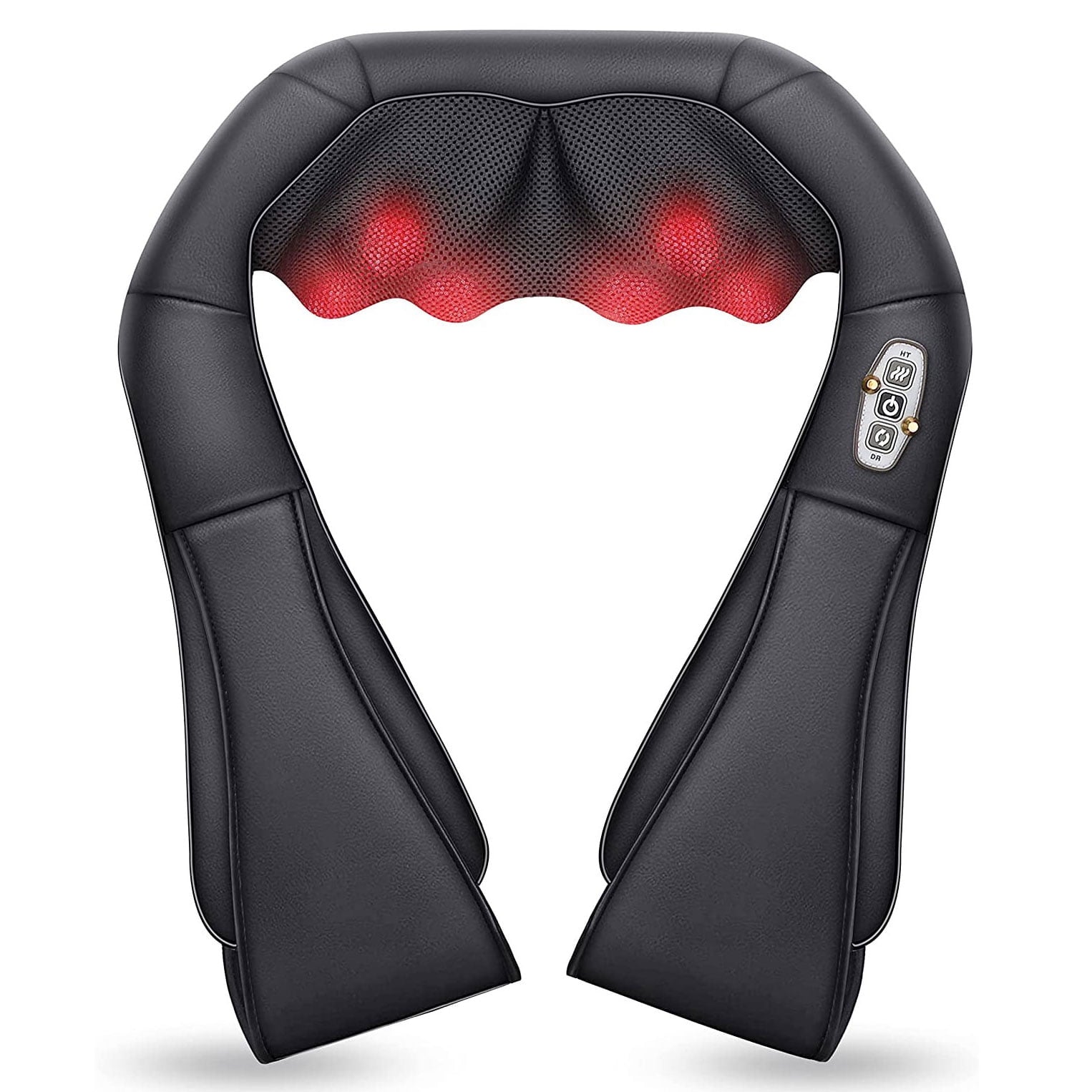 Comfier - Deep Tissue Massager with Heat, Pain Relief for Sore Neck Back Shoulders, Electric Shiatsu Kneading Massagers for Full Body Muscle Relief