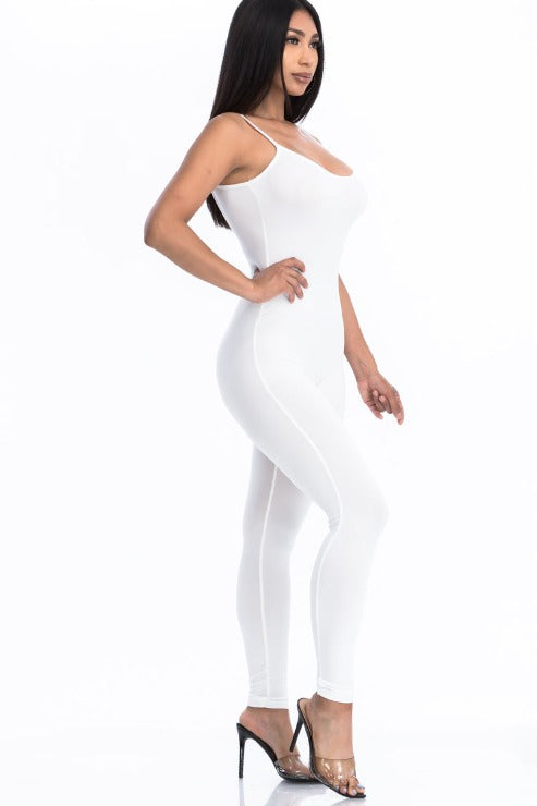 Solid Bodycon Cami Jumpsuit