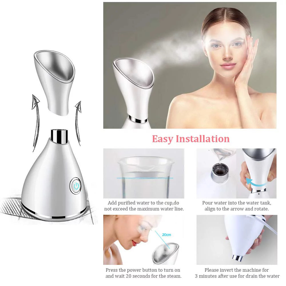 Nano Ionic Facial Steamer and Mist Sprayer